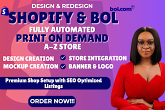 boosterize setup print on demand bol shopify pod shopify bol store website