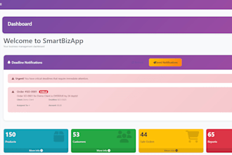 build custom erp modules, apis, and dashboards in full stack