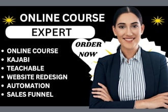 kajabi website design kajabi online course landing page sales page kajabi expert