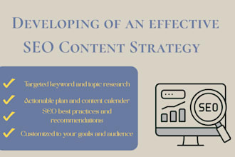 create a powerful SEO content strategy to boost your ranking