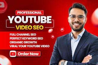 do youtube channel SEO and video optimization for top ranking on search result