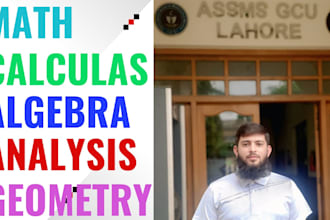 tutor you trigonometry , calculas , algebra , geometry etc