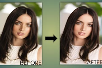 colorize and enhance resolution photo to HD high resolution