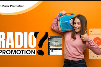 promote your music songs on popular radio stations and blogs
