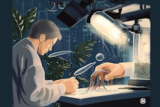 do medical, scientific and biology illustrations for you