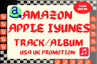 do USA,UK amazon music promotion through playlists and placements
