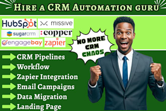 setup hubspot automation missive workflow engagebay sugarcrm copper integration