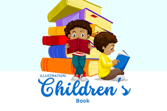 exceptionally write or illustrate story book for children, young adult