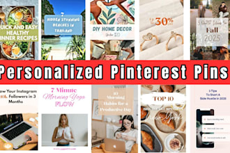 design custom pinterest pins
