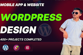 design, develop wordpress website design, figma to wordpress website