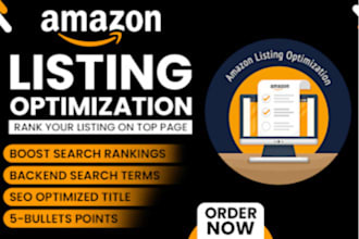 do amazon listing content writing SEO description listing creation