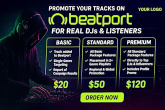 promote your tracks on beatport for real djs listeners