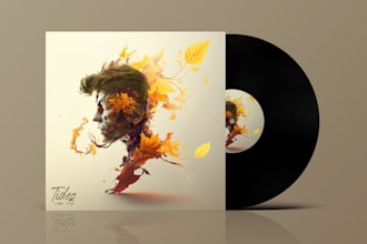 design eye catching album cover single cover mixtape artwork