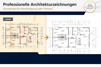 redraw old plans into professional cad drawings