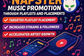 do USA,UK napster music promotion through playlists and placements