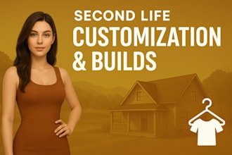 design, and stunning second life avatars, 3d mesh, 3d grament, 360 rendering