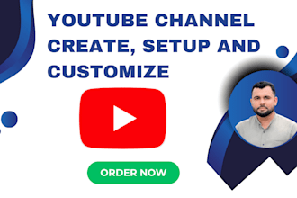 create setup and optimize youtube channel professionally