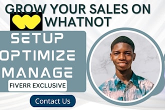 setup and optimize your whatnot shop and listings for more sales