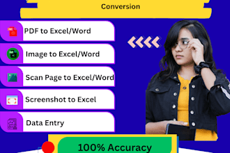 do PDF, image, screenshot, word, excel conversion