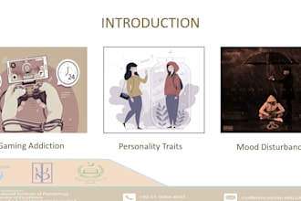 design academic and research presentation slides