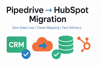 migrate pipedrive CRM to hubspot