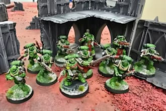 do 3d character modeling, 3d miniature, warhammer40k, starwars, action figure