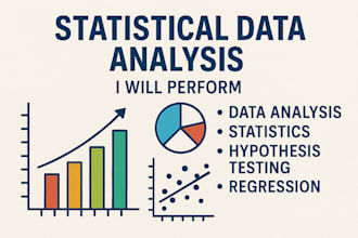 do statistical data analysis in python, spss, rstudio, excel