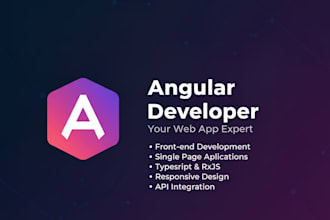 develop your angular web application