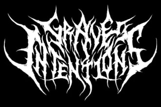 draw hand drawn band for metal band logo