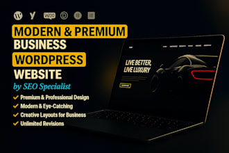 design business management wordpress site for contractor, rental, agents or hvac