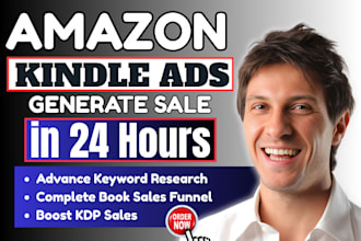 be your amazon virtual assistant, amazon KDP ads, and kindle book promotion