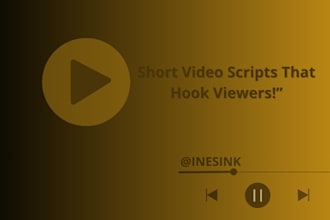 short video scenarios and scriptwriting for social media