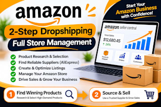 do amazon 2 step dropshipping product research and sourcing