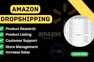 be your amazon dropshipping virual assistant