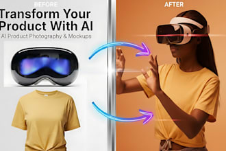 create ai product photography with ai model and 6 sec video