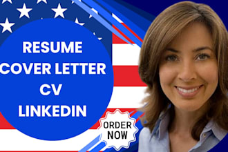 write, edit your CV, resume, cover letter and linkedin profile