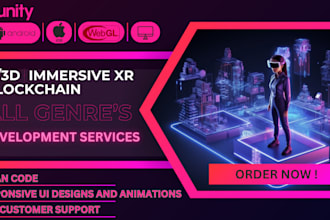 develop xr, blockchain, and multi platform games