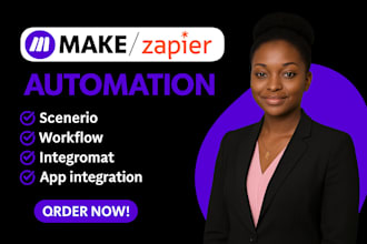 be your make com automation expert to setup your made com scenario