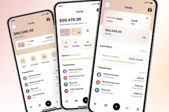 build fintech app trading app money transfer bank loan app crypto wallet coins