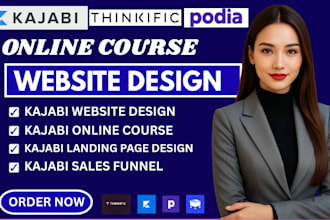 do kajabi website redesign,kajabi online course or landing page, kajabi expert
