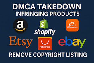 ip complete infringement remove copyright products amazon,shopify,ebay by dmca