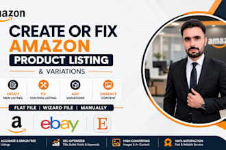 create or fix amazon variation listings and variation issues