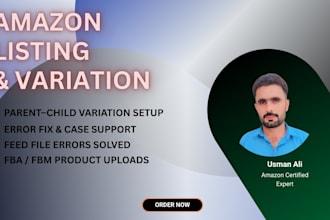 create or fix amazon variation listings and variation issues
