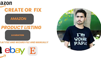 create or fix amazon variation listings and variation issues