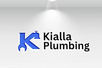 create construction, roofing, plumbing, electrician or cleaning logo