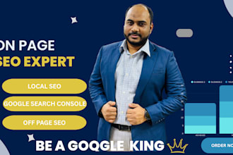 optimize your website by on page, ai google SEO