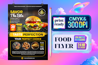 design restaurant menu, food flyer, food menu, poster and digital menu