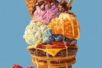 make a food pop art