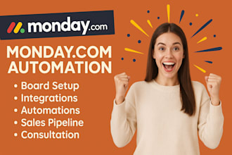 monday automation and CRM expert for workflow setup