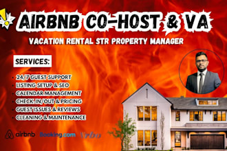 be airbnb virtual assistant or airbnb co host for your property
